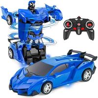 Transformers Télécommande Voiture 1:18  pour Garçons Robot RC Jouet Transformable