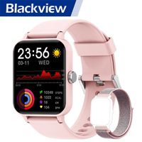 Blackview R30 Montre Connectée Femme Homme Smartwatch Bluetooth de Sport Étanche pour iOS Android - Rose