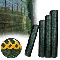 HENGMEI 1.2x10m Brise-Vue Paravent pour Les clôtures et rambardes Tissu HDPE Protection du Vent Pare-Soleil pour Terrain, Vert