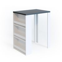 Vicco Table de bar , Blanc, 57 x 80 cm