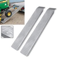 FACHNUO Rampe de camionnette en aluminium de 3 m, rampe de chargement pour moto, tondeuse à gazon, VTT, UTV, chariot de golf, tondeuse à gazon, rampe d'abri de jardin pliable et portable