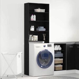 Meuble étagère pour machine à laver et sèche-linge en hauteur avec