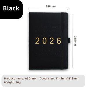 U-493 Agenda Rose 2026 Planificateur Quotidien Carnet De Planification Avec Calendrier Application Pour Utilisation Fhv10