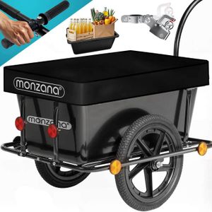 REMORQUE VÉLO Remorque de vélo cuve plastique 90L - MONZANA - Ba