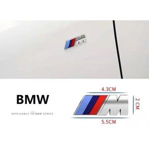 DÉCORATION VÉHICULE 55mm x 20 mm Logo ---M BMW Sport Performance Emblè