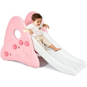 Zerone Petit Toboggan pour Enfants Int/érieur Toboggan Epaississant avec Poignée Petit Toboggan 3 Ans pour Enfants Maison Toboggan de Maternelle pour Jardins Pliable Aire de Jeux