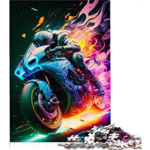 PUZZLE Puzzles Rider Mania Moto 1000 Pièces Puzzles Pour 