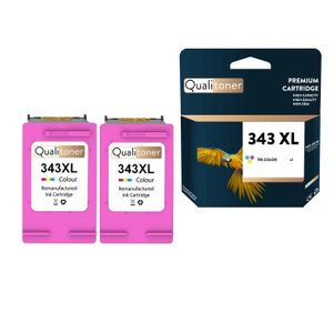 CARTOUCHE IMPRIMANTE NOPAN-INK - x2 Cartouches compatibles pour HP 343 