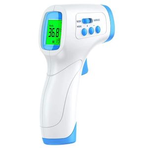 THERMOMÈTRE BÉBÉ Thermometre Frontal Adulte, KKmier Thermomètre Médical Frontal avec Affichage à LCD, Thermometre sans Contact pour Bébé Enfant A83