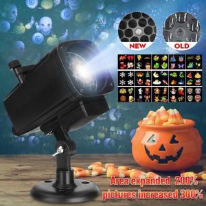 PROJECTEUR LASER NOËL Ywei 18 trous Projecteur Lampe Halloween Avec Télé