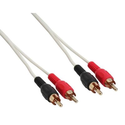 Cablu audio 2 x RCA la 2 x RCA T-T 15m, InLine IL89931A Cablu audio 2 x RCA la 2 x RCA T-T 15m, InLine IL89931A
