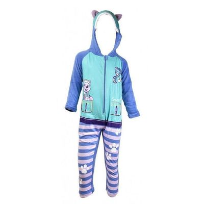 Combinaison Pyjama Fille Avec Capuche Merry Style - Coton Doux Et Confortable MS10-223