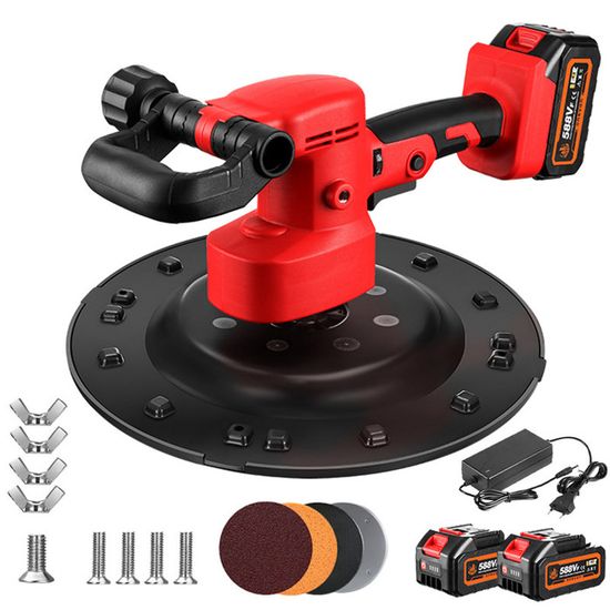 Ventouses électriques Seesii 2x - Portance 600LBS, écran Digital, 4 Batteries 2.4Ah, Pour Carrelage, Verre, Meubles Lourds