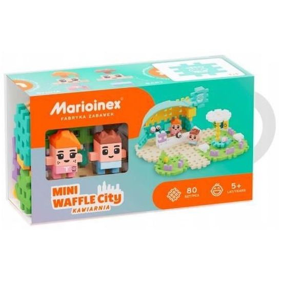 Lot De 148 Figurines Marioinex Waffle City - Briques De Construction Miniatures, Jeu Créatif Pour Enfants