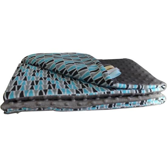 Couverture Bébé 100% Coton Avec Oreiller - Ensemble Médical 75x100cm + 35x30cm