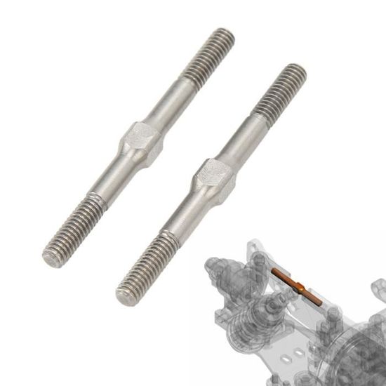 Kit Fixation Ski Traîneau Avant Pour Arrma Granit 1/10 2WD - Integy - Neuf Orange