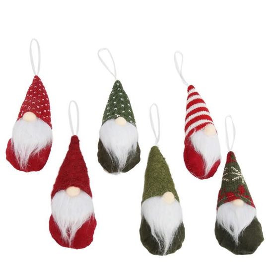 Holdes en Peluche Gnomes De Noël, Elfe en Peluche Faite À La Main Gladiateur Viking - Ornements De Décorations De Table De Noël Cadeaux De Décoration D'intérieur