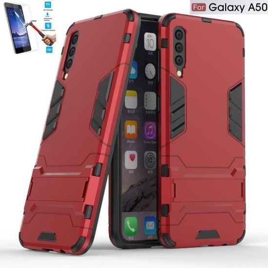 Coque Transparente + 2 Verres Trempés Pour Galaxy A50 - Neuf Sous Blister