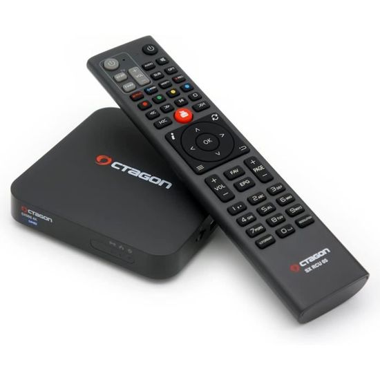 Octagon SX988 4K UHD Smart TV Box - Récepteur Satellite/Internet, H.265, Wi-Fi, Android