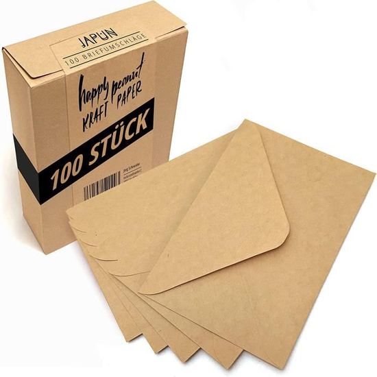 Japun - Enveloppes (100 Pièces) En Papier, Enveloppe