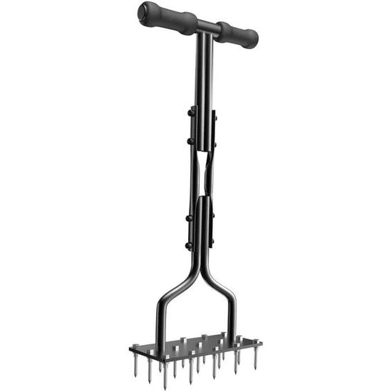 Aérateur Pelouse Scarificateur Manuel Avec Poignée - Outil Jardinage Pour Enlever Mousse Et Chaume