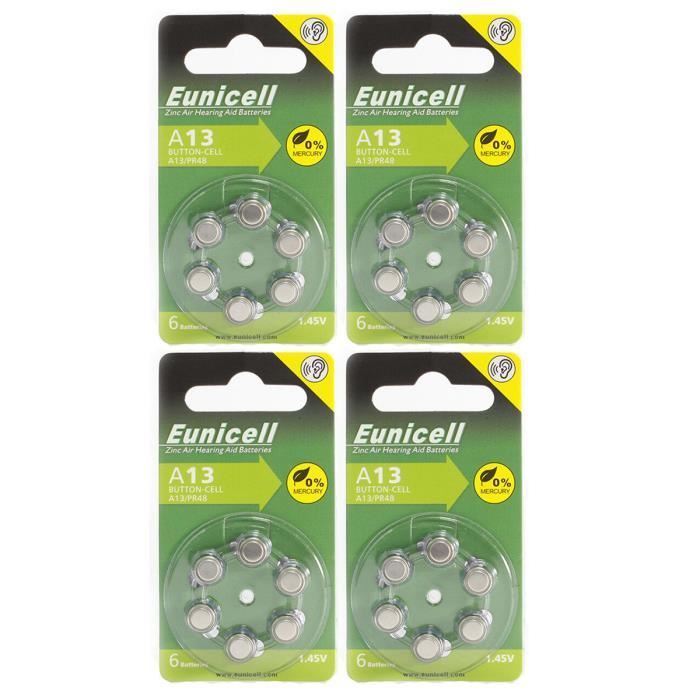Lot De 600 Piles Auditives ULTIMA PLUS 13 - Modèle PR48 U13A 1.45V - Pour Appareils Auditifs - Neuf Sous Blister