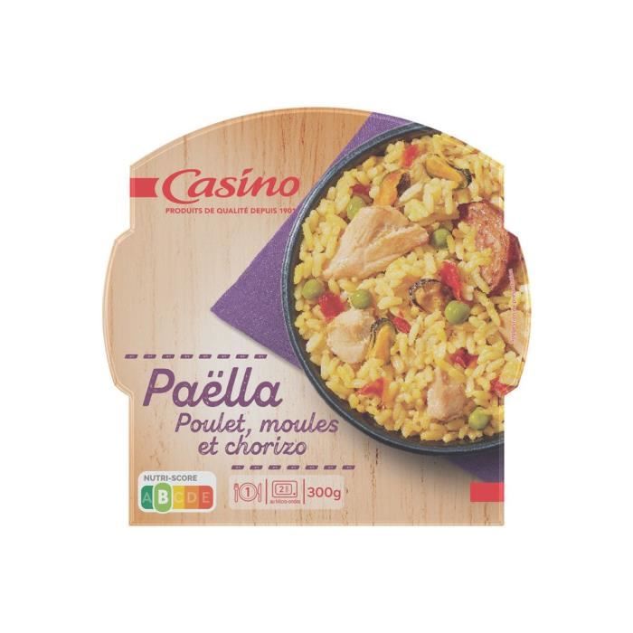 Paëlla Poulet, Moules & Chorizo Casino - 300 g