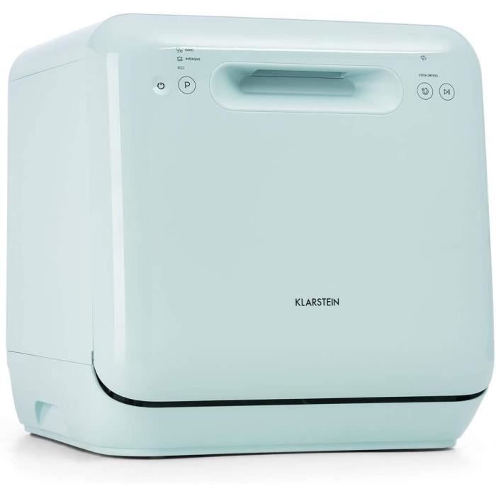 KLARSTEIN Aquatica - Mini lave-vaisselle de table, CEE A, 125 kWh-an, 2 couverts, indépendant, sans installation, lavage à 360 °128