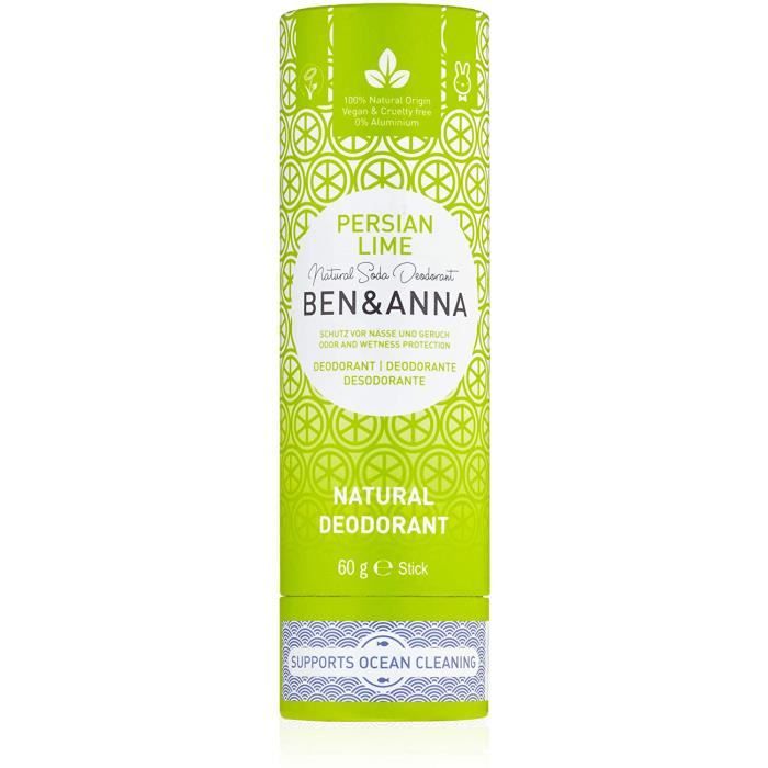 Déodorants et anti-transpirants Ben & Anna - Soda Deodorant- Citron vert de Perse - 1 x 60 g 73395