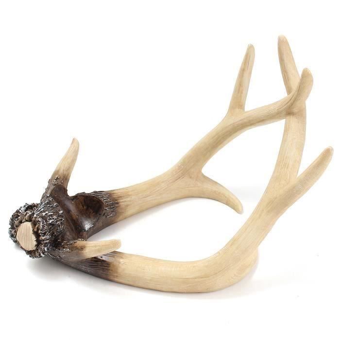 Porte Bouteille Vin Range Bouteille support Résine Décoration Noel Corne Cerf Ve32400