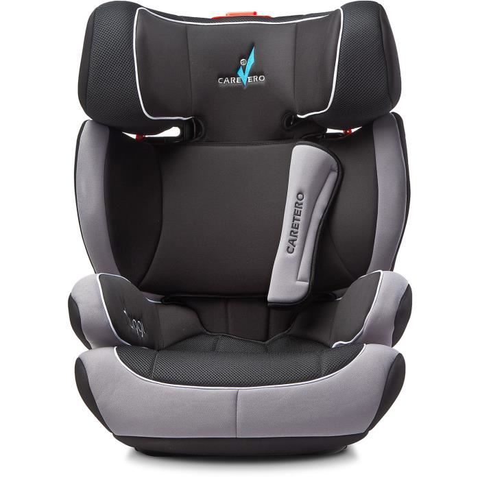Siège auto ISOFIX - Bébé Enfant - Groupe 2/3 - 15-36 kg - Harnais 5 points - Réglage de l'appui-tête - Sécurité - confort - noir