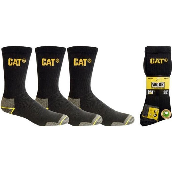 Lot de 3 paires de chaussettes Taille 41-45 CATERPILLAR C123BK