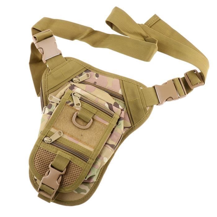 Sac de Taille Sac D'escalade Imperméable à L'eau Camouflage pour Camping CP Camo