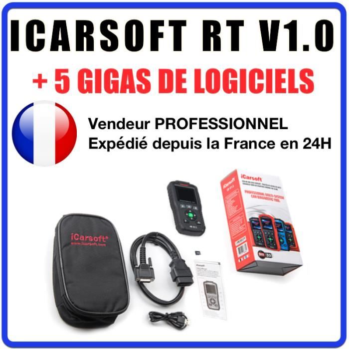 ★ ICARSOFT RT V1.0 ★ Diagnostic Multi Systèmes - Compatible Renault & Dacia