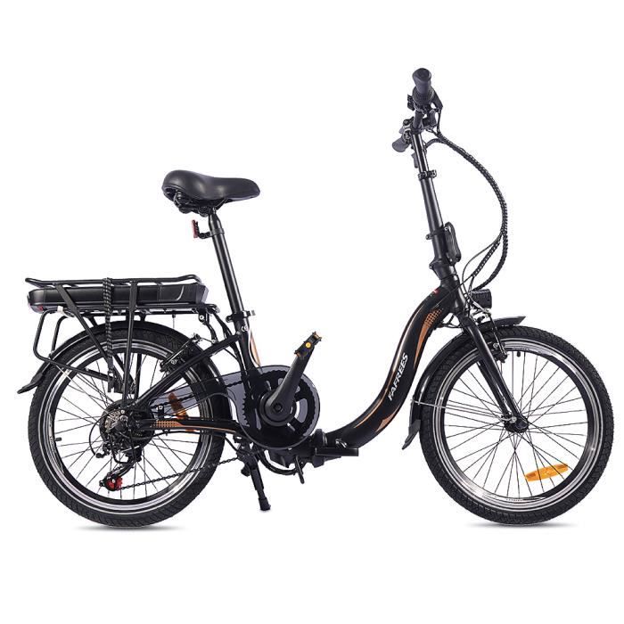 Vélo électrique FAFREES 20F054 20'' 250W 36V 25 km/h 10AH 3 modes de conduite pliable Angle d'escalade 30° Noir