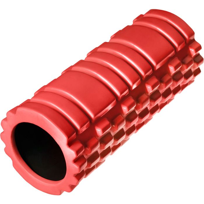 TECTAKE Rouleau de Massage Foam Roller Fitness Sport en Mousse EVA Rouge