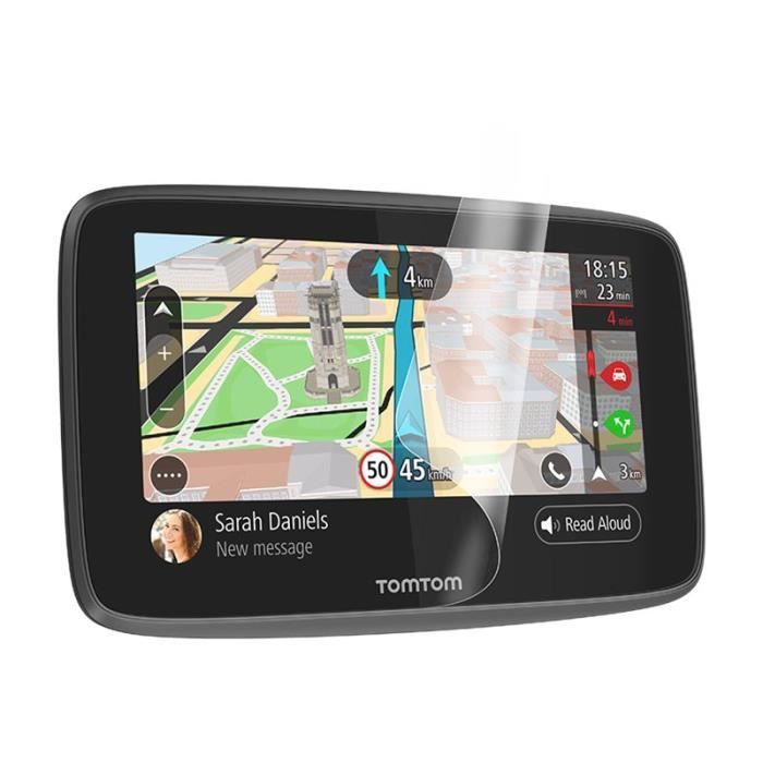 TomTom Kit de protection pour écran pour GO 50, 5000, 51, 5100, 610, 6100, 620, 6200 Start 50, 52 TRUCKER 500, 5000, 6000 VIA…