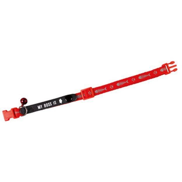 Collier pour Chat Réglable Poissons Rouges