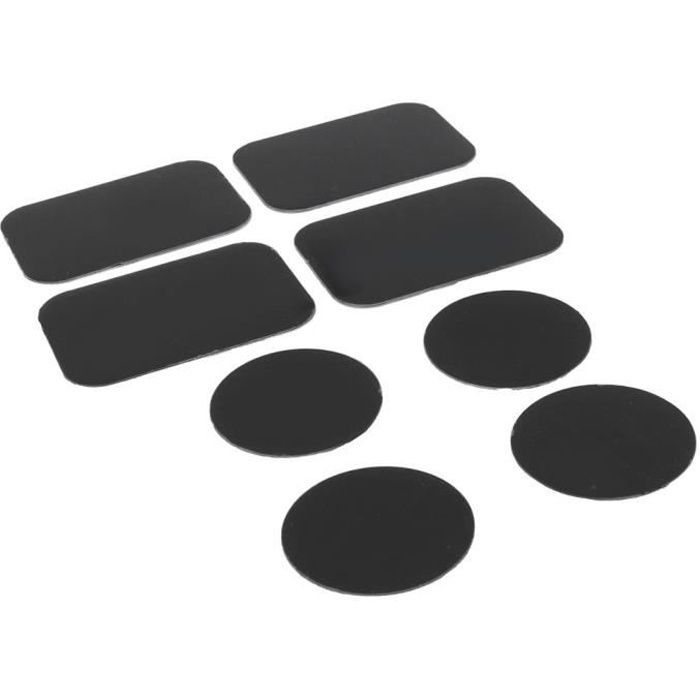 ZJCHAO Plaque de support de téléphone Autocollant auto-adhésif de plaques métalliques 8 pièces pour support de téléphone