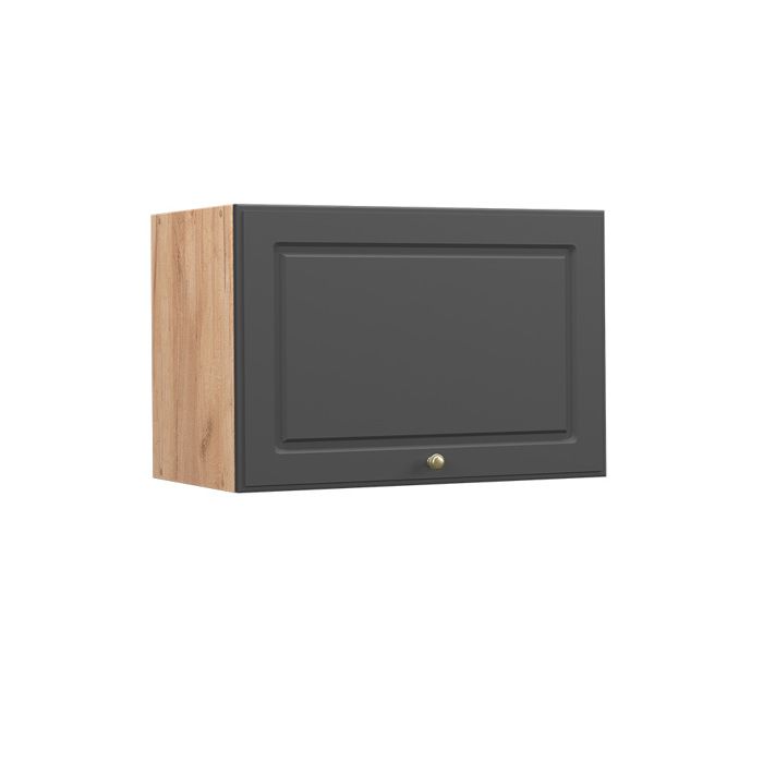 Elément haut de cuisine Fame-Line 60cm Plat Anthracite-or/Chêne de force doré Vicco 38388