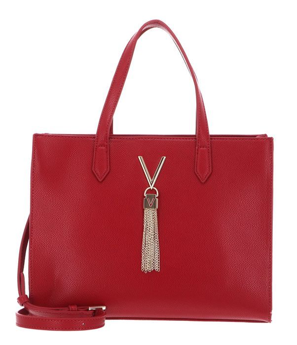 VALENTINO Sac à main Divina Shopping Bag Rosso Scuro rouge pour