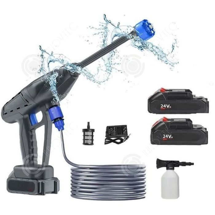 Nettoyeur Haute Pression Sans Fil 18V YOFIDRA - Avec 2 Batteries, 200 Bar, Compatible Makita, Pour Voiture