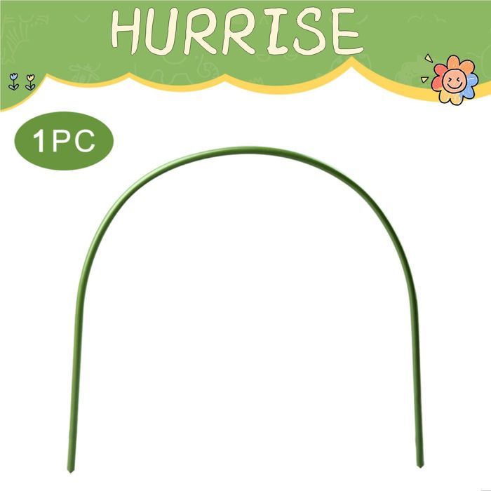 Kit 90 Pièces Arceaux Serre De Jardin - Arceaux Fibre De Verre 43 Cm, Piquets, Connecteurs, Clips, Pour Tunnels De Culture Et Protection Des Plantes