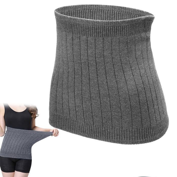 Ceinture lombaire Réchauffeur de rein Élastique Chauffe-corps Soutien de la  taille Peluche chaude XL (Chauffe-dos en laine pour