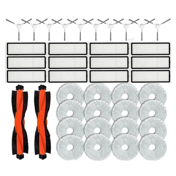 Kit Filtres Et Accessoires Pour Aspirateur Xiaomi X20+/X20 Plus - Neuf