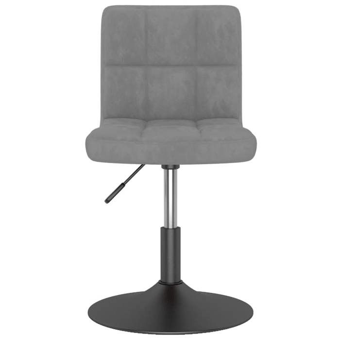 RemiseLot de 4 Chaises pivotantes à manger - 4 Personnes - gris foncé velours salle à manger salon JILIMAISON2025 1794357
