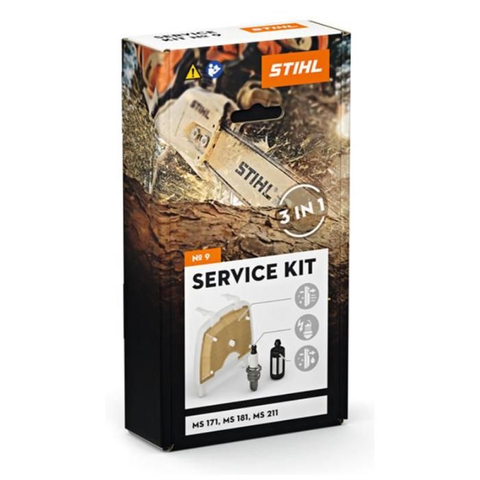 Kit dentretien n°9 pour Tronçonneuse STIHL MS171 MS181 MS211 11390074100 Ce kit dentretien de la marque Stihl contient : un