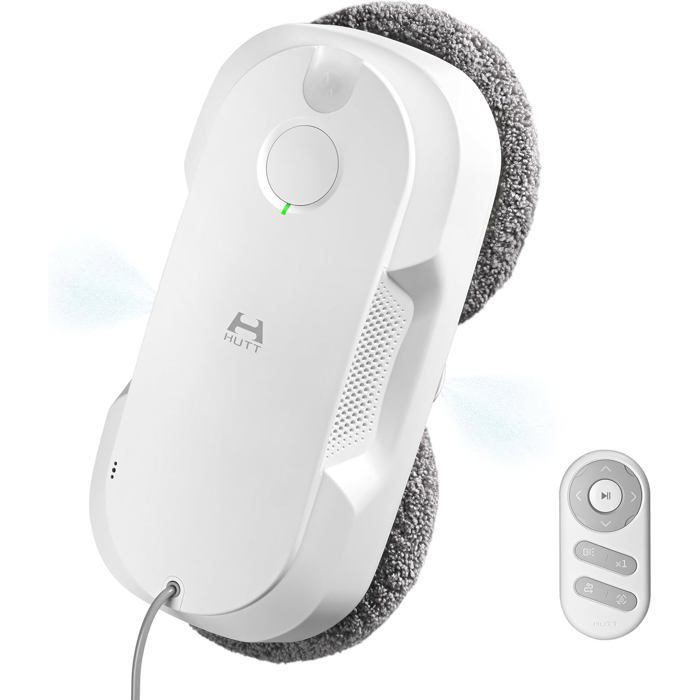 HUTT DDC56 Robot Laveur de Vitre Robot Nettoyeur de Vitres avec Double Pulvérisation deau Télécommande - Hutt