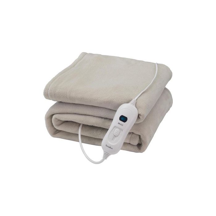 Terraillon Plaid chauffant - Cozy - 160x120cm - 3 niveaux de température - Lavable en machine