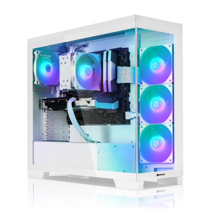 Aurum Blanc PC Gamer fixe AMD Ryzen 7 7800X3D - GeForce RTX 5070 12Go - 32Go DDR5 - 1000Go M.2 SSD - Windows 11 - 1802-FR